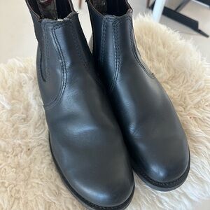 Red Wing Shoes Black Leather Boots
